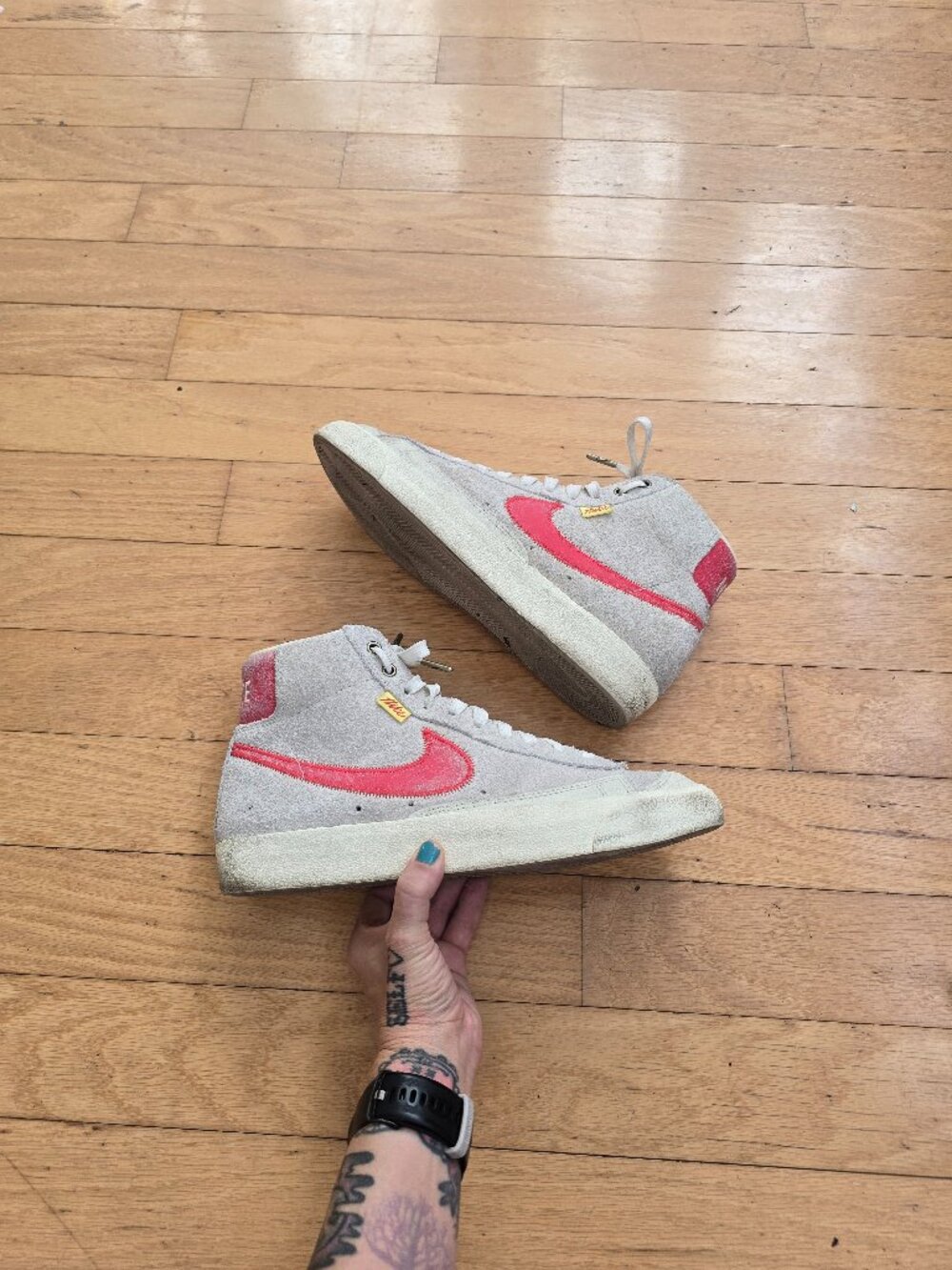 Nike | Blazer Mid 77 Premium Test of Time Grey Suede Retro Sneakers | Mens 11
